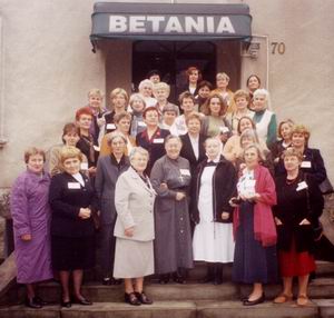 Uczestniczki Ogólnopolskiej Ekumenicznej Konferencji Kobiet. Wapienica k. Bielska Biaej, listopad 2003 r.